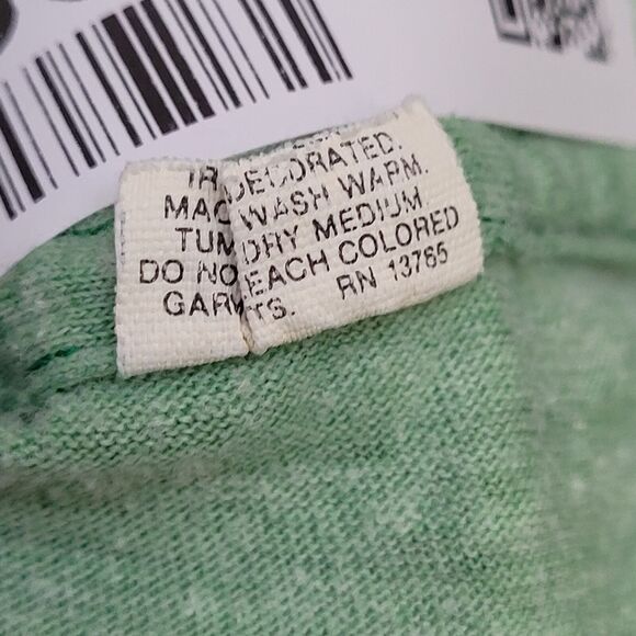 Vintage 80s San-Diego Shirt Womens Small 17x23 Faded-Green - Picture 7 of 15